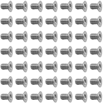 50Pcs مسامير القرص الصلب 2.5 بوصة، غير القابل للصدأ شقة فيليبس رئيس HDD SSD M3 &times; 5 مم تصاعد المسمار للكمبيوتر الكمبيوتر المحمول القضية،2.5 "الفضة