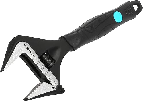DURATECH 8-Inch Wide Jaw Adjustable Wrench