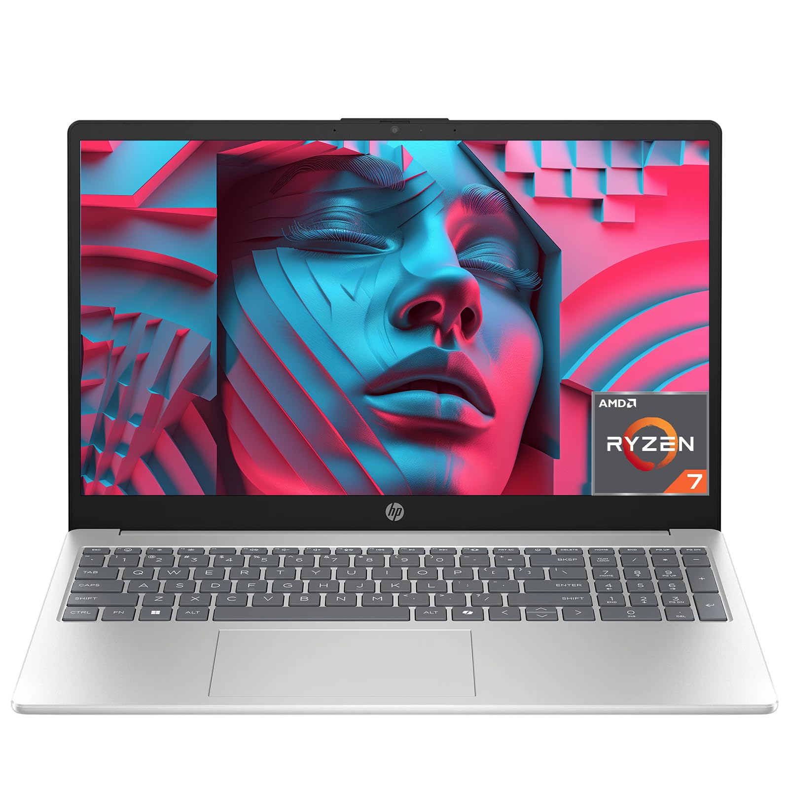 Amazon.com: HP 15.6 inch FHD Touchscreen Laptop, AMD Ryzen 7-7730U
