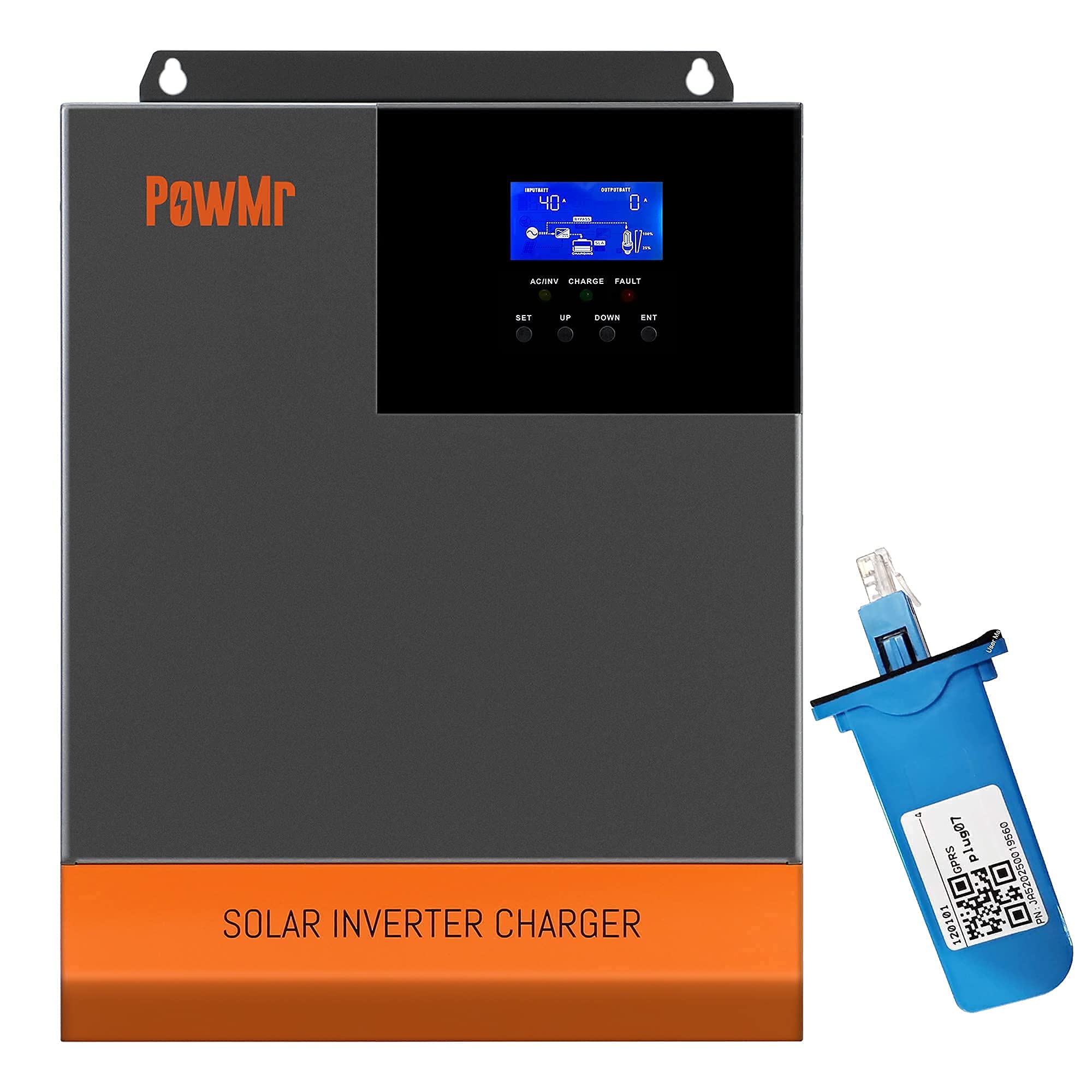 Buy 5000W Hybrid Inverter 110V AC, All in One Solar Inverter with 80amp