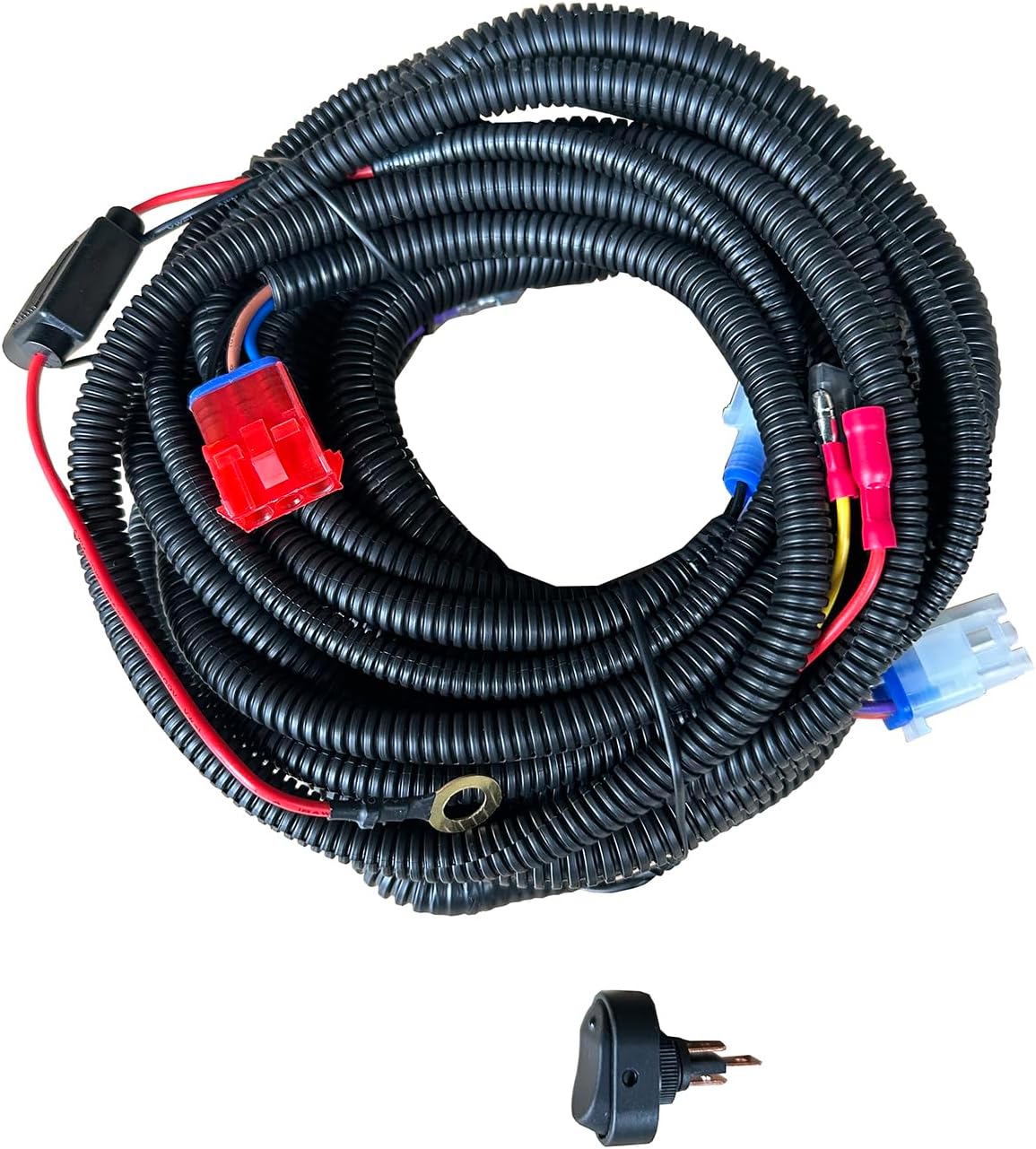 Golf Cart Upgrade Light Harness Wire for Club Car EZGO Yamaha DS TXT RXV G22 G29 W/ 9 pin Plug
