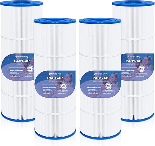 Future Way Paquete de 4 cartuchos de filtro de piscina C3030 de repuesto para Hayward Swim Clear C580E, C3030, C3025, C3020, repuesto Pleatco PA81,