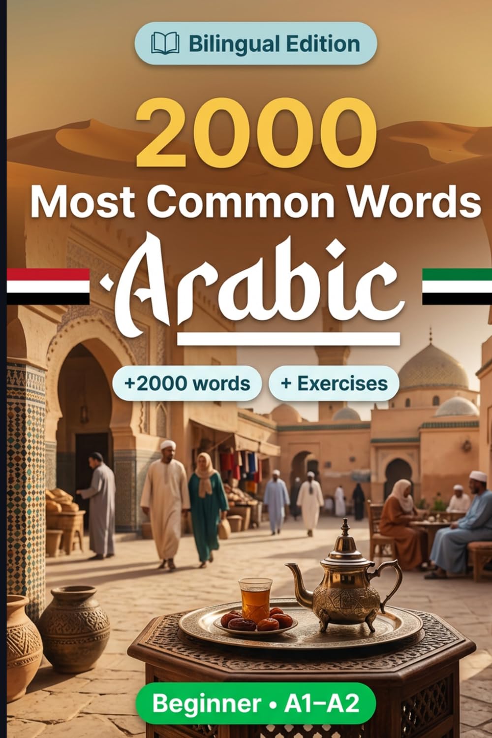 2000 Most Common Words in Arabic for Beginner: 2000 essential words with translations and examples