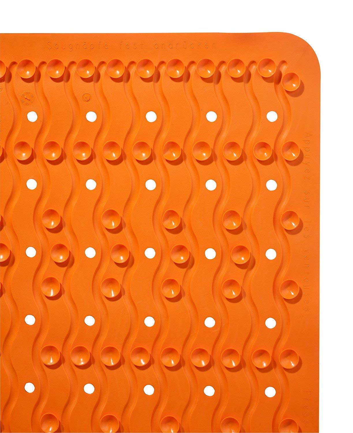 Ridder Playa 683140-350 Tapis de baignoire Orange fluo 38 x 80 cm