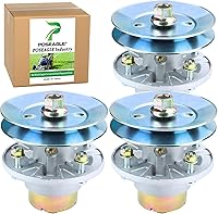 Vista 14 de Conjunto de husillo AM144608 previamente engrasado con polea de husillo UC20697 para John Deere X330 X350 X354 X370 X380 X384 X390 X394 X570 X580