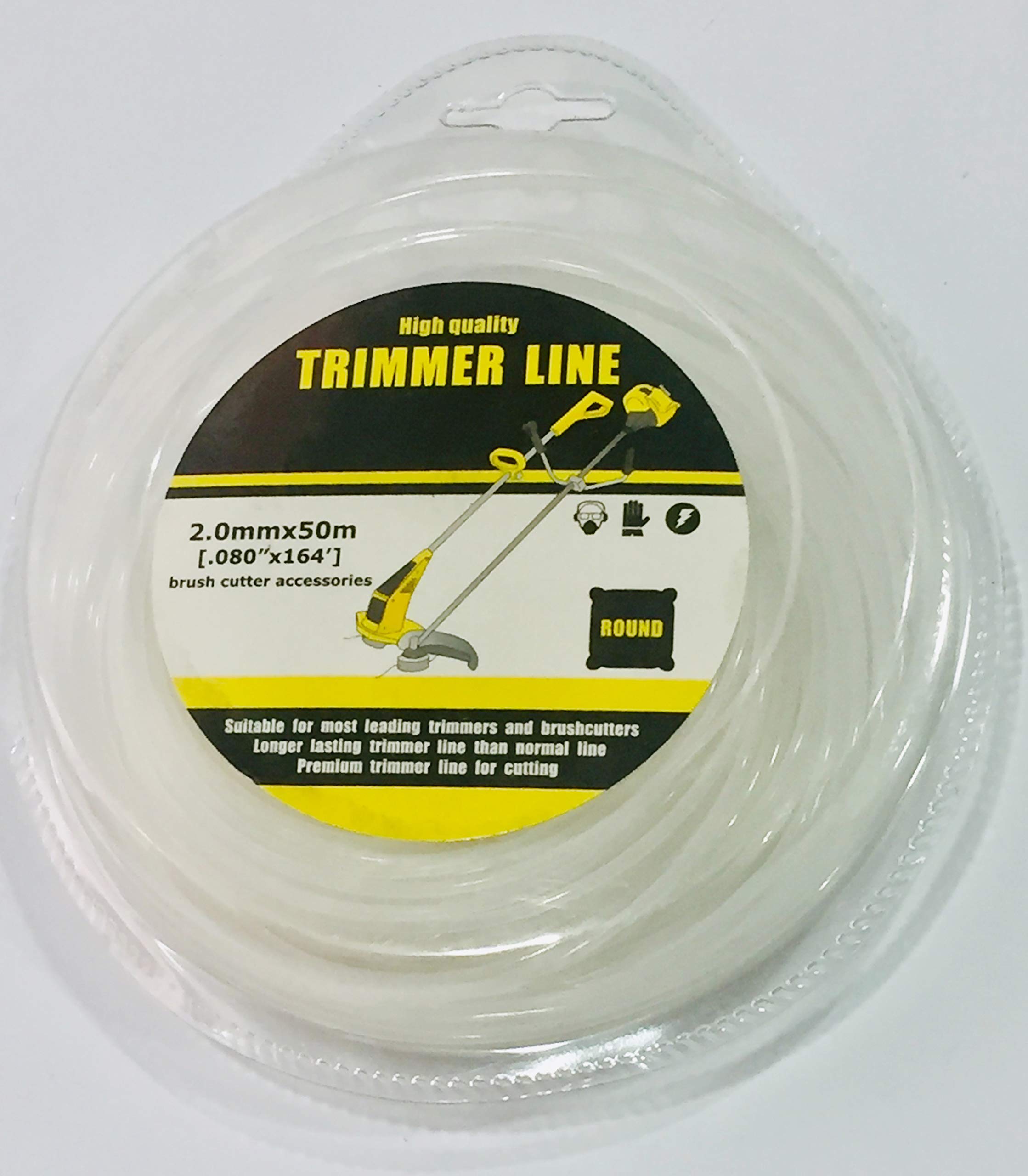 Agrobotics® 1pc Brushcutter Grass Trimmer Line 50m x 2mm Strimmer Line Nylon Cord Wire Round String Garden Accessory Mayitr (B07WR6HJP7) Amazon Price History, Amazon Price Tracker