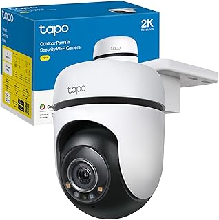 Tapo TC41 2K Pan/Tilt Outdoor Security Camera, WiFi Camera, 360° Intelligent People Detection with Motion Tracking, Full C…