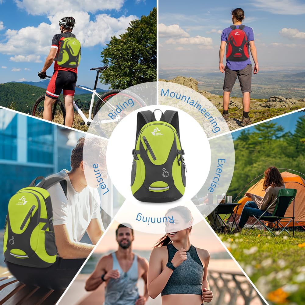 flintronic Zaino per Ciclismo, Impermeabile Zaino Da Trekking, Portatile Borsa Sportiva Da Esterno, Leggero e Versatile Borsa Da Ciclismo, per Trekking Viaggio Alpinismo Sport All'aperto
