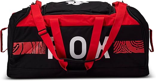 Sac D'équipement FOX Podium Duffle - Impression Rouge, 100% Neuf, Polyester