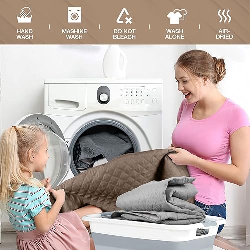 Miniatura 7 de TAOCOCO Funda impermeable para sofá reclinable de 3 plazas, funda de sofá para mascotas para sillón reclinable de 3 asientos, funda de sofá