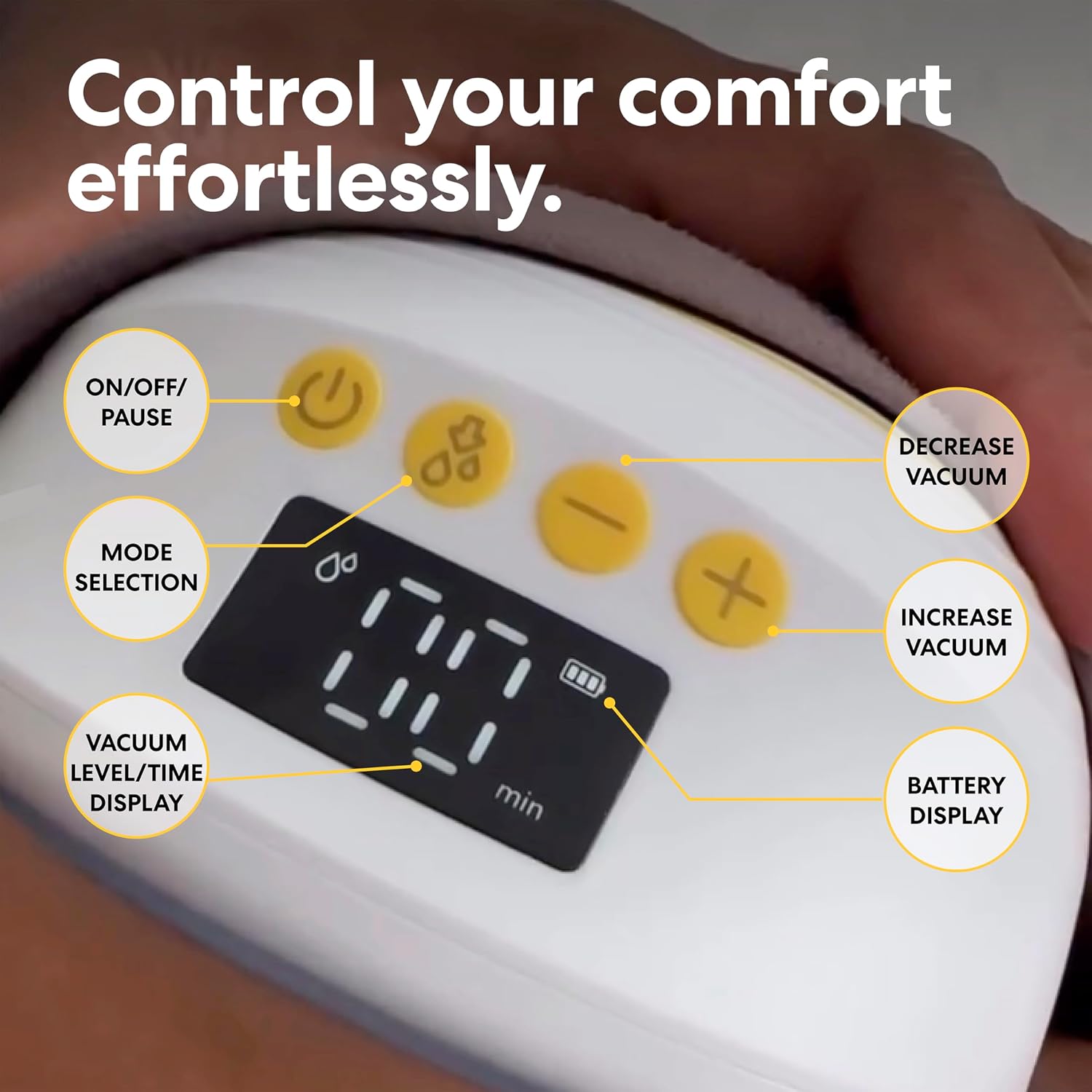 Medela Melody InBra Wearable Double Electric Breast Pump – No Fuss Sizing, Slim and Discreet Design, Powerful, Easy Pump & Store Container with Lid, All-Day Convenience