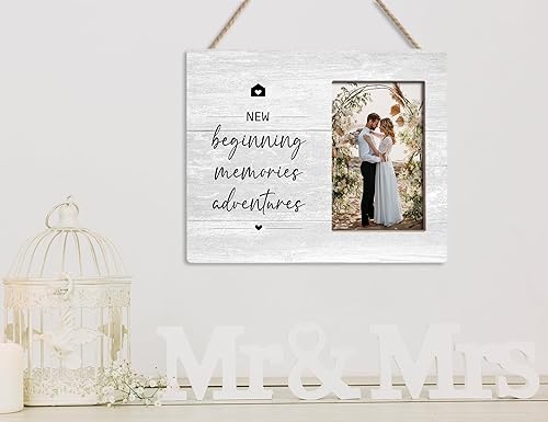 Vista 10 de Orchroma Regalos de boda para parejas, marco de fotos de pareja, marcos de fotos de amor, marco de fotos de compromiso, etc. Juntos construyeron una