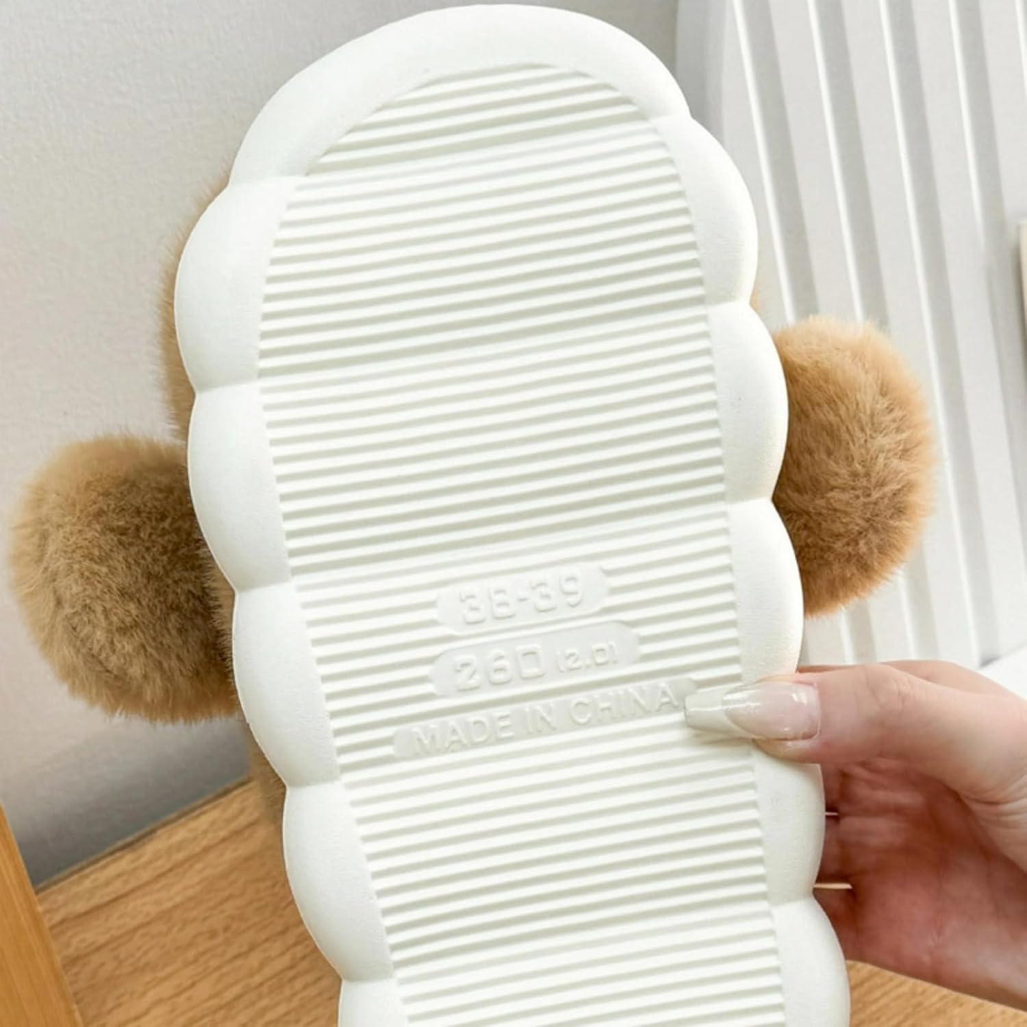 Parent-Child Fuzzy Slippers Cute Capybara Shape Soft Cozy Warm Anti-Slip Soles Indoor Fluffy Slippers Gift for Christmas - Image 7