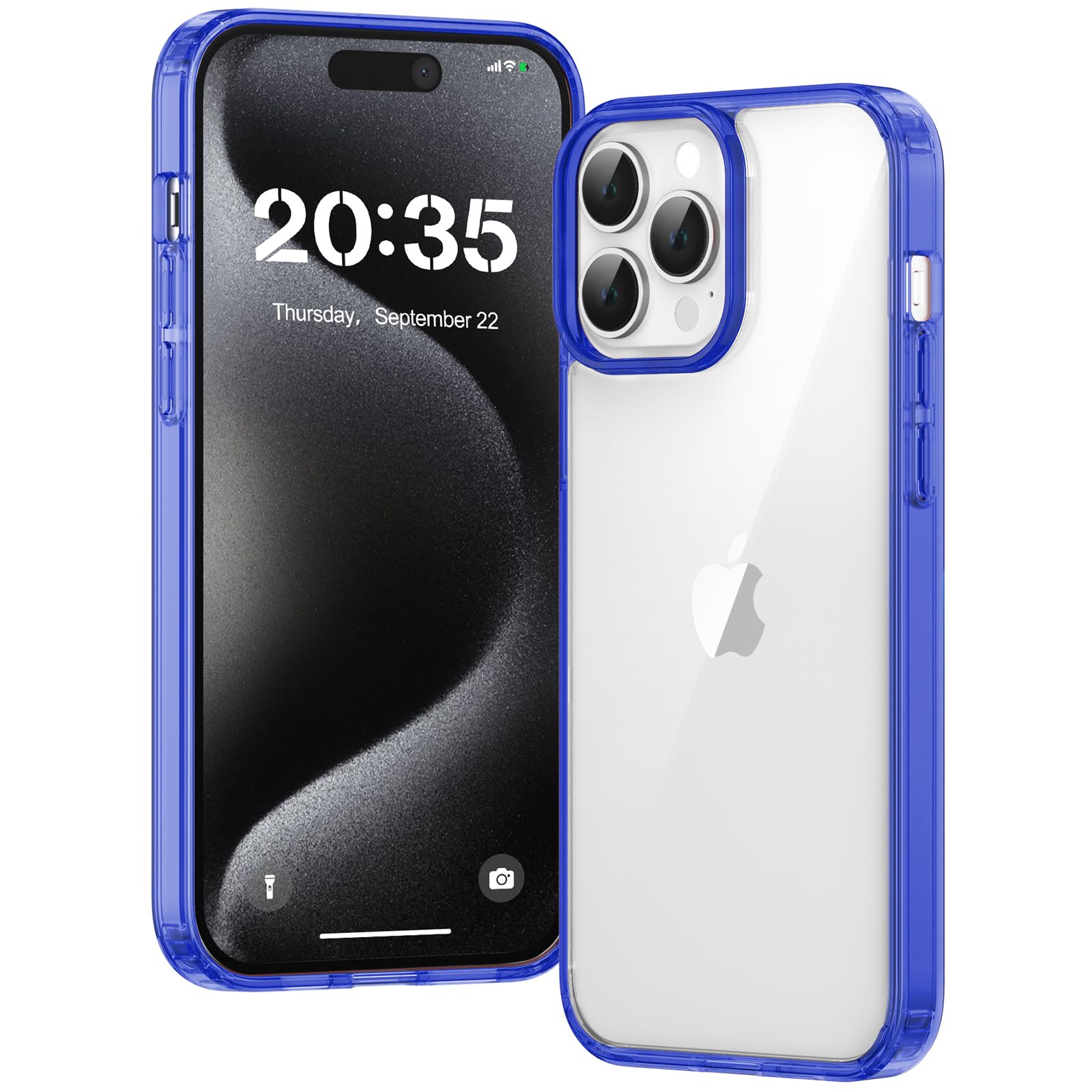 Clear Case for iPhone 15, Ultra Thin, Shockproof TPU Cover, Anti-Yellowing, Crystal Clear, Phone Case for Apple iPhone 15 - Clear — view 144