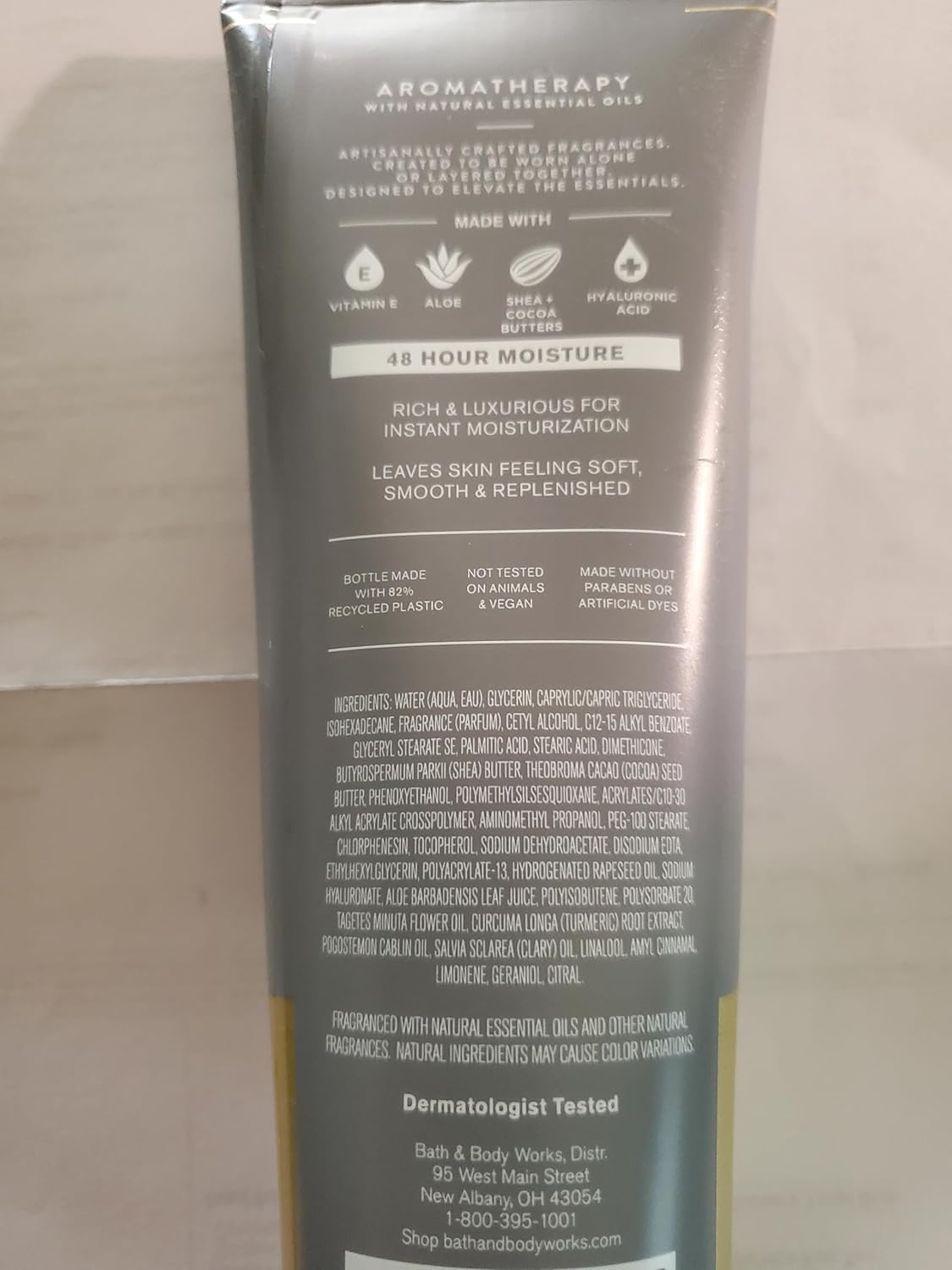 Bath & Body Works Aromatherapy Black Tea Ultimate Hydration Body Cream 8 Ounces Pack of 2 - Image 3