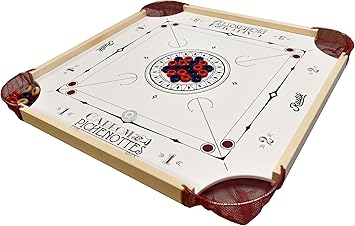 Amazon.com: Beginner Carrom / Pinnochi / Pichenotte Board Set (Add 2 ...