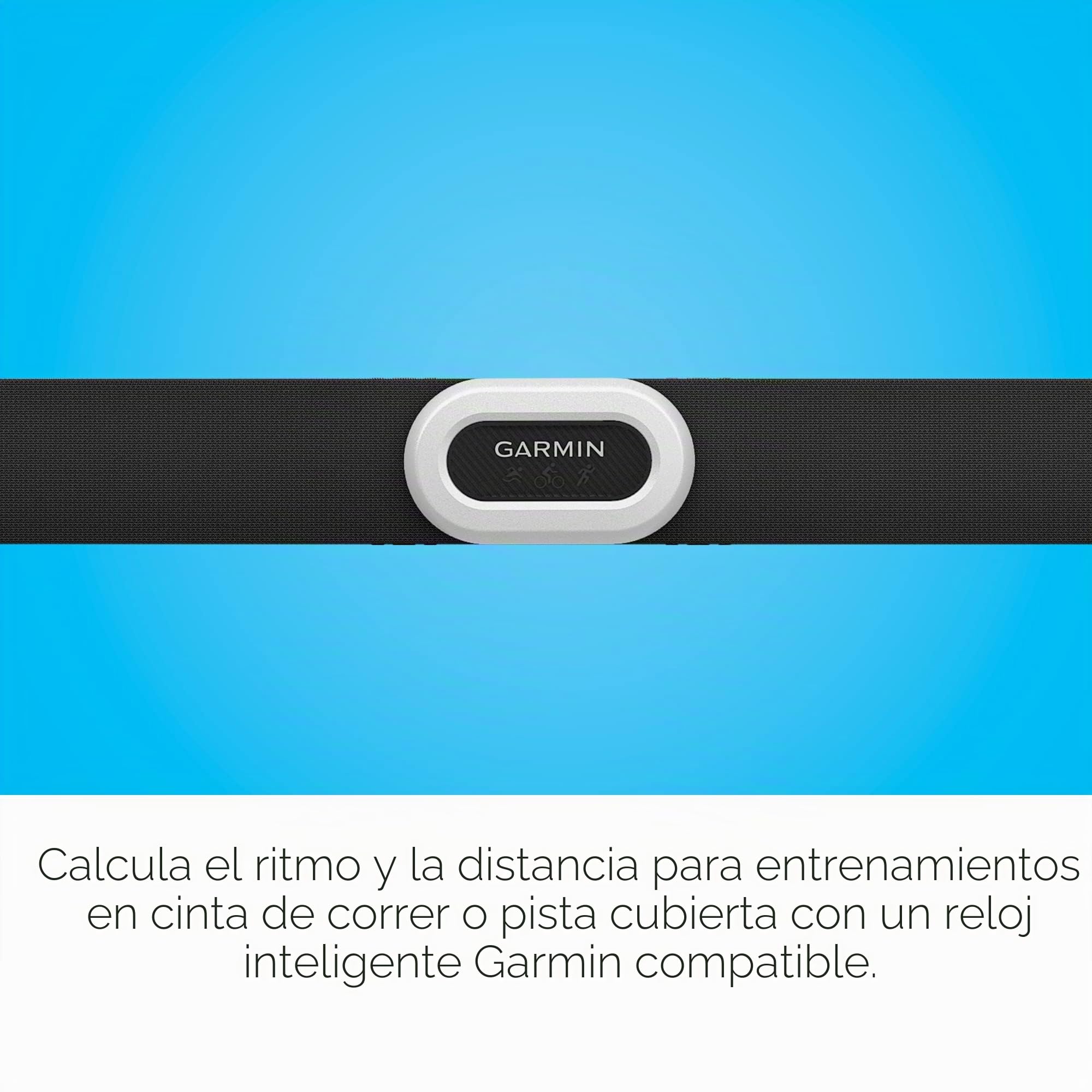 Garmin HRM-Pro Plus, Monitor de frecuencia cardíaca con Correa para el Pecho Premium, Captura la dinámica de Carrera, transmite a través de Ant+ y BLE (010-13118-05)