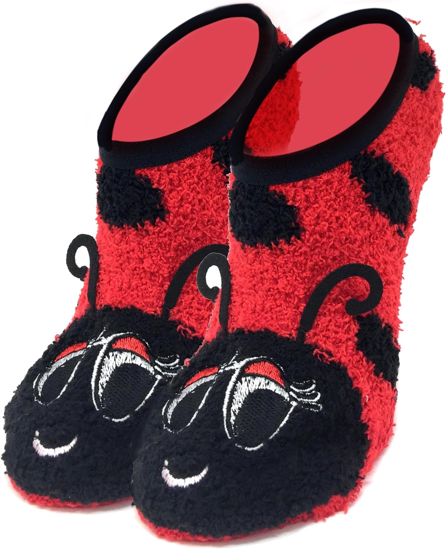 ooohyeah Women’s Animal Mary Janes Sock Slippers, Funny Cute Travel Trip Socks, One Size