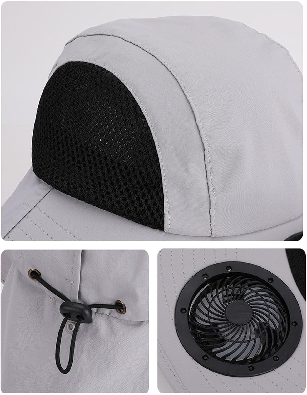 Solar Cooling Hat with Full Coverage Neck Protections image 5
