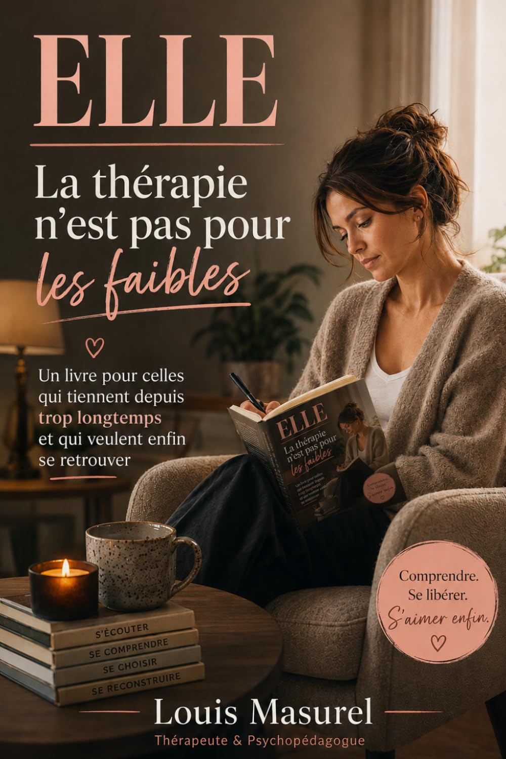 ELLE — La thérapie n'est pas pour les faibles: Un livre pour celles qui tiennent depuis trop longtemps et qui veulent enfin se retrouver (Le chemin d'Aurélie et de Pierre)