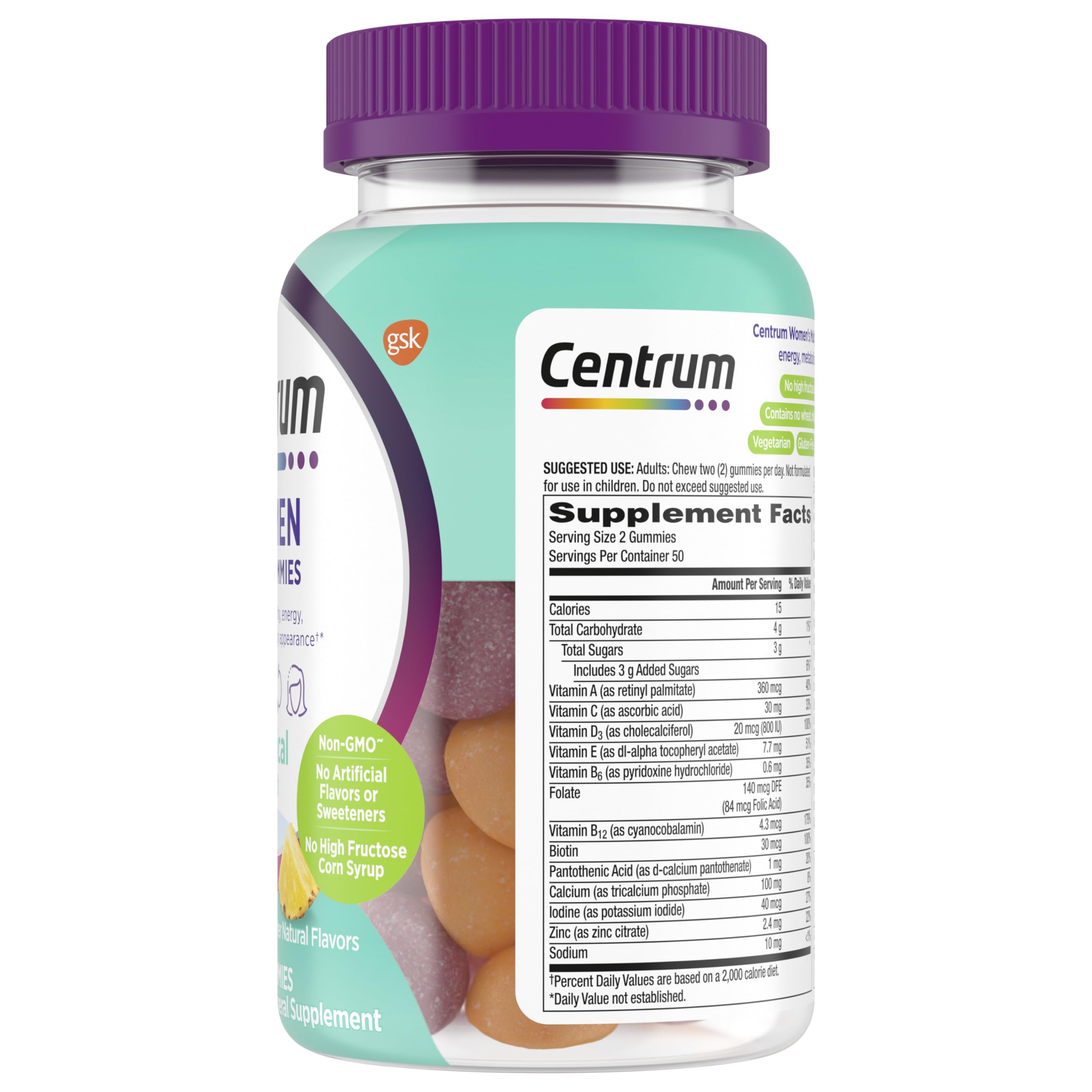 Centrum MultiGummies for Women 18 and Over, 100 Count — Amazon image 16