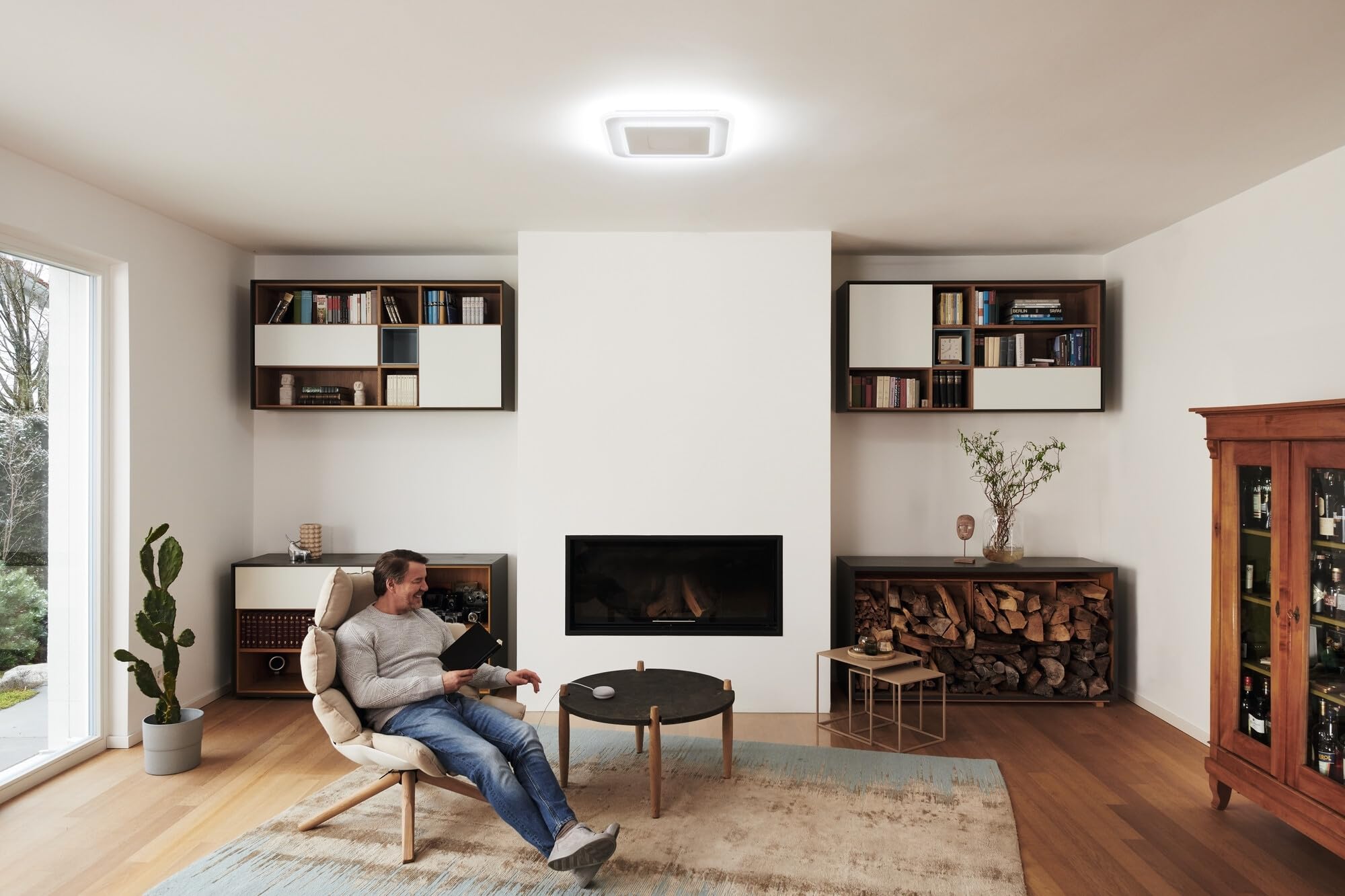 OSRAM SMART+ WiFi Orbis Saddie Plafoniera LED 500x500mm | SMART+ Wifi Orbis Saddie, Indoor Wall Lighting, Bianco, dia, 30000 h, confezione da 1