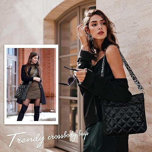 Miniatura 2 de Quilted Crossbody Bags for Women, Unique Pattern Strap Quilted Bag, Crossbody Purses for Women, Quilted Puffer Bag for Women