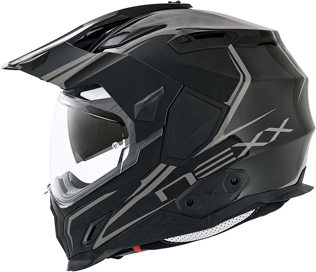 Nexx XD1 Voyager Dual Sport Helmet - Black/Dark Grey - Small