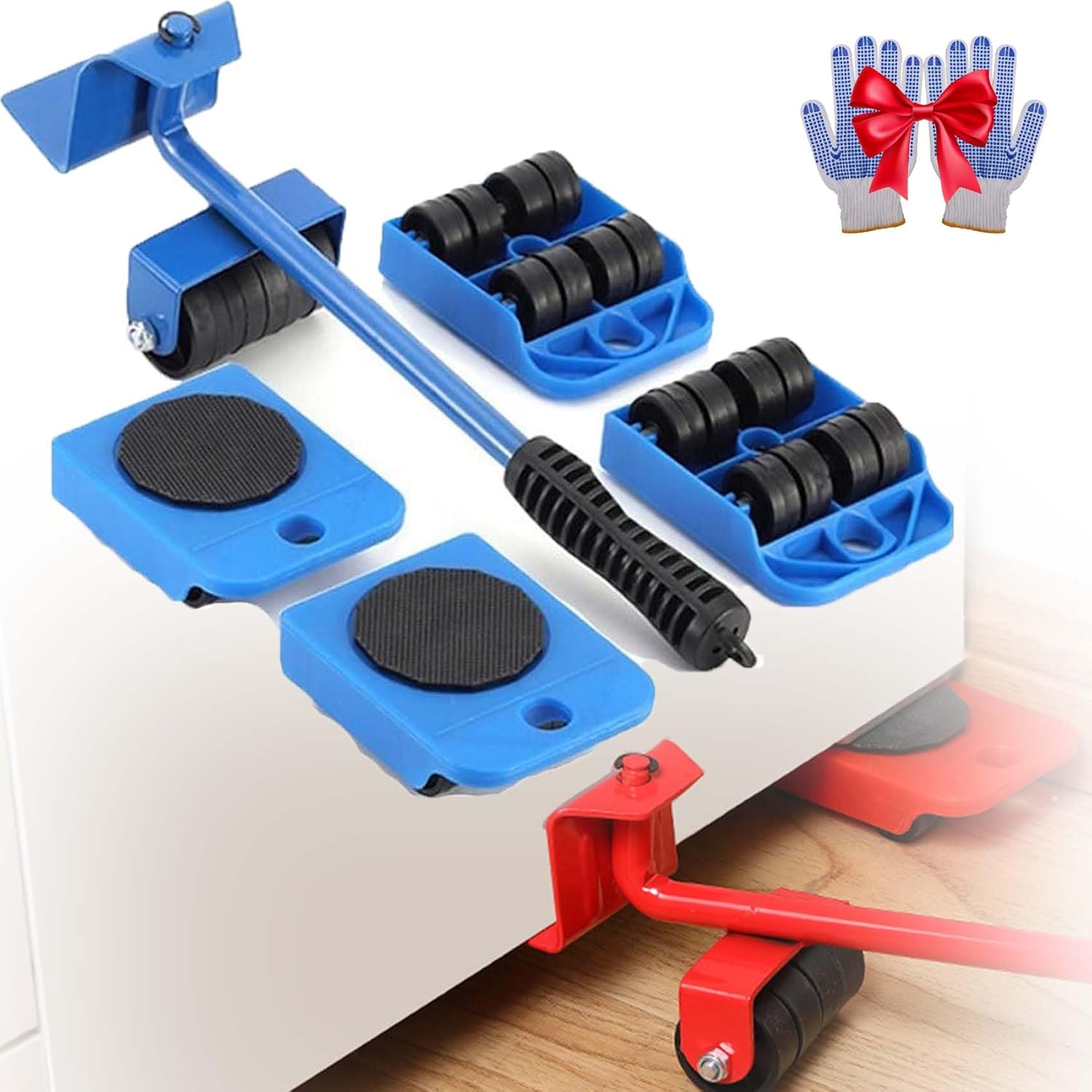 New Furniture Lift Moving Tool Set, Furniture Lift Movers with Wheels