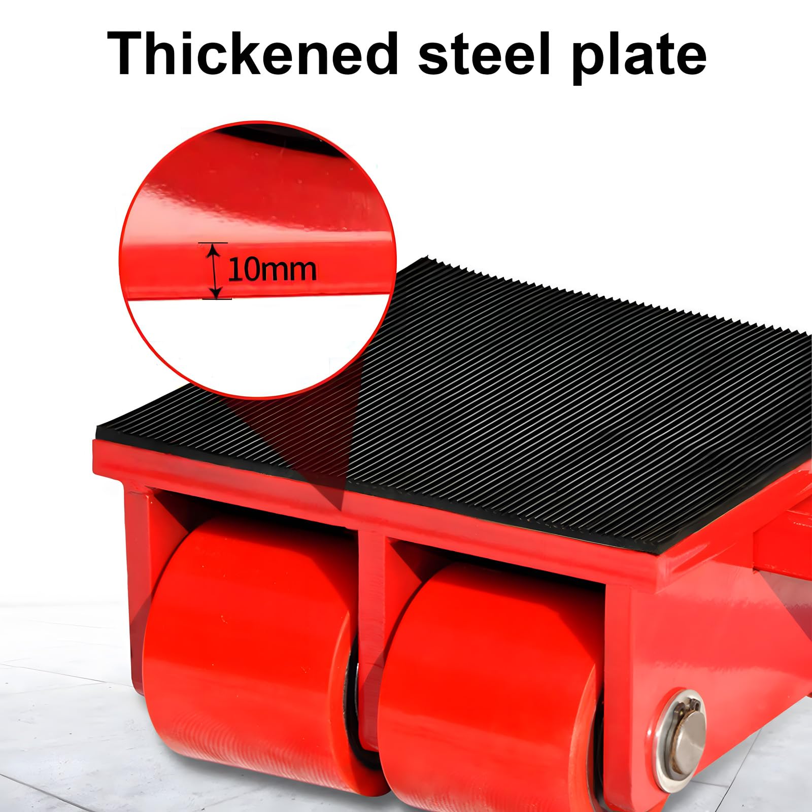 Pattini per macchine pesanti serie X+Y, capacità di carico di 8 tonnellate, piattaforma con maniglia per carrelli per macchine in movimento, pattini per attrezzature industriali (36 ton)