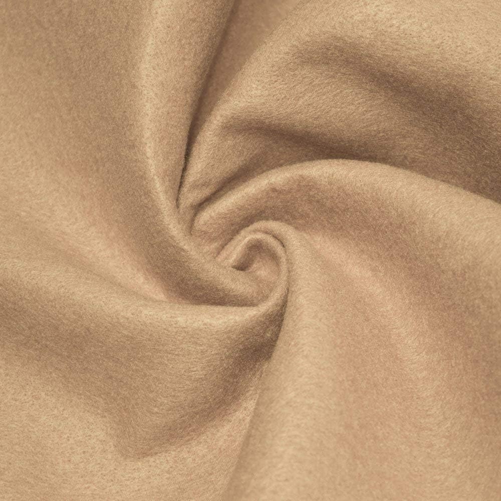 AK TRADING CO. 72-Inch Wide 1/16 Thick Acrylic Felt Fabric for Arts & Crafts, Cushion and Padding, Sewing Projects, Kids School Projects, DIY Projects & More. - Taupe, 10 Yards