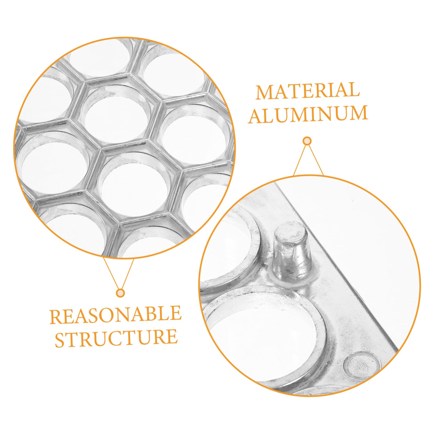 Molde para Empanadillas y Ravioles Moldeador Multiagujeros Ligero y Fácil de Limpiar Utensilio de Cocina para Hacer Pelmeni y Empanadillas Rápido y Cómodo