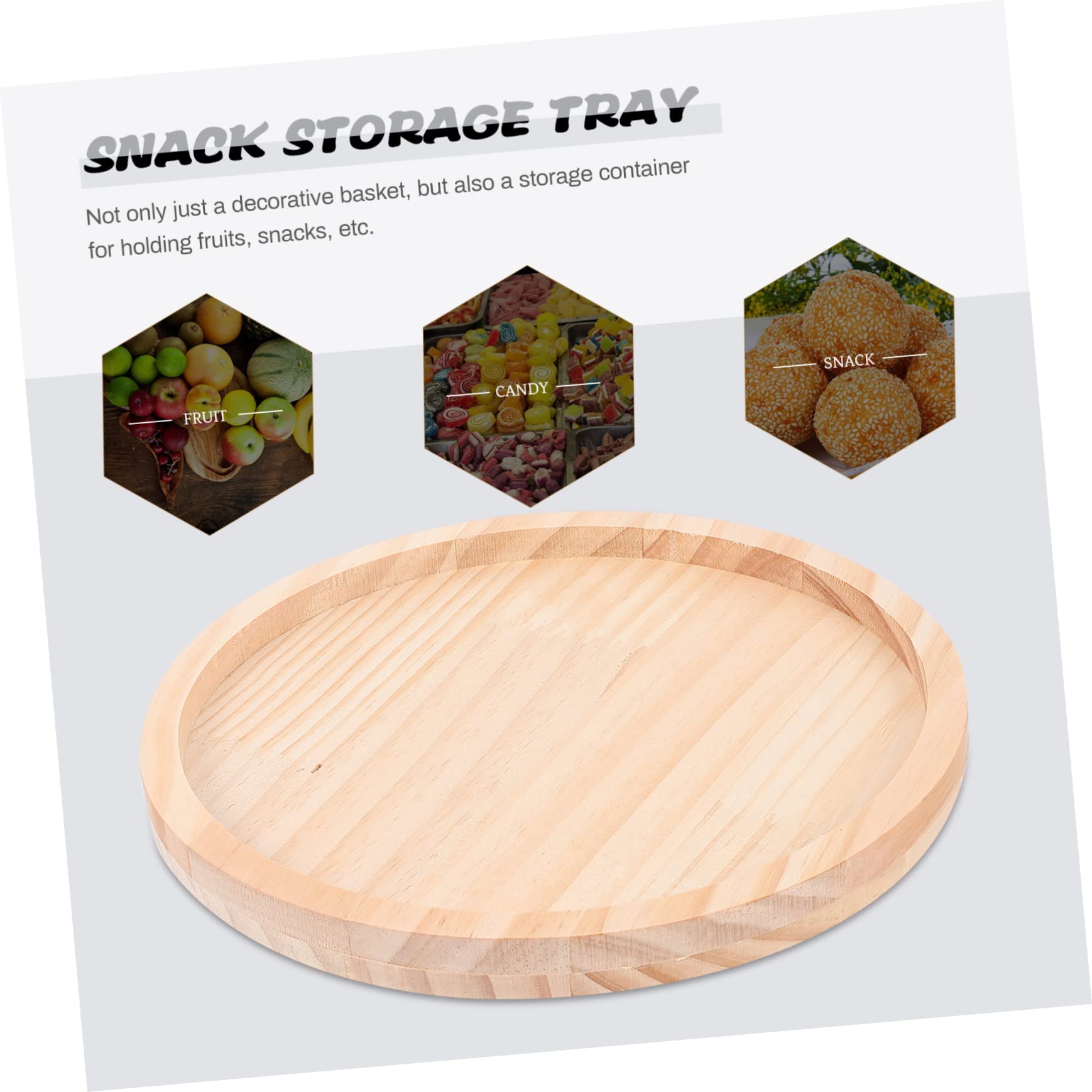 HOLIDYOYO Folding Portable Sofa Couch Tray Snack Serving Tray Wood Bed Armrest Table