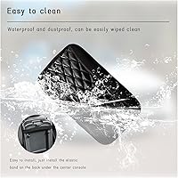 Vista 4 de Cojín para Consola Central de Automóvil, Funda Universal de Cuero Impermeable para Caja de Asiento de Reposabrazos, Cómodo Protector de Cubierta