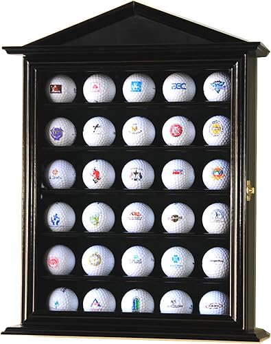 Miniatura 6 de sfDisplay.com,LLC. 30 Golf Ball Designer Vitrina Gabinete (Roble)
