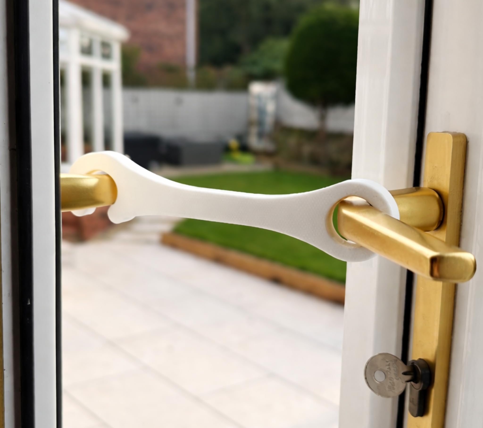 French Door Stay - Hold Open Patio Door Holder (Restraint)