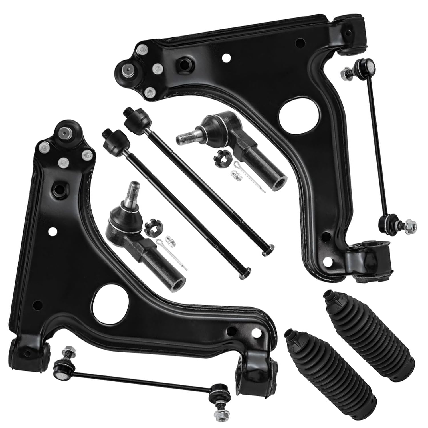 Amazon.com: Detroit Axle - 10pc Front End Suspension Kit for