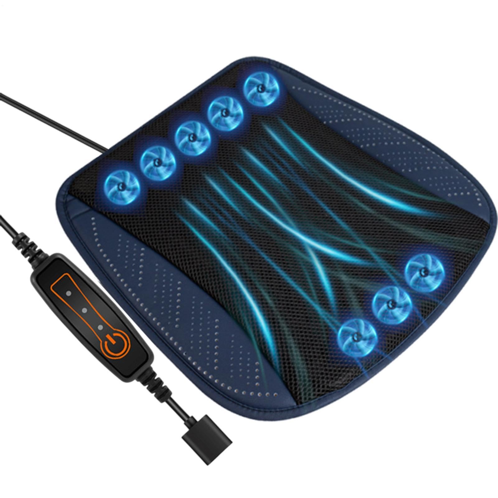Fotelik samochodowy, chłodnica, chłodnica fotelików samochodowych,Cover Count Siega z 8 wentylatorami | Antypowe, wentylowane i oddychające, 3 regulowane akcesoria motoryzacyjne do chłodzenia prędkośc