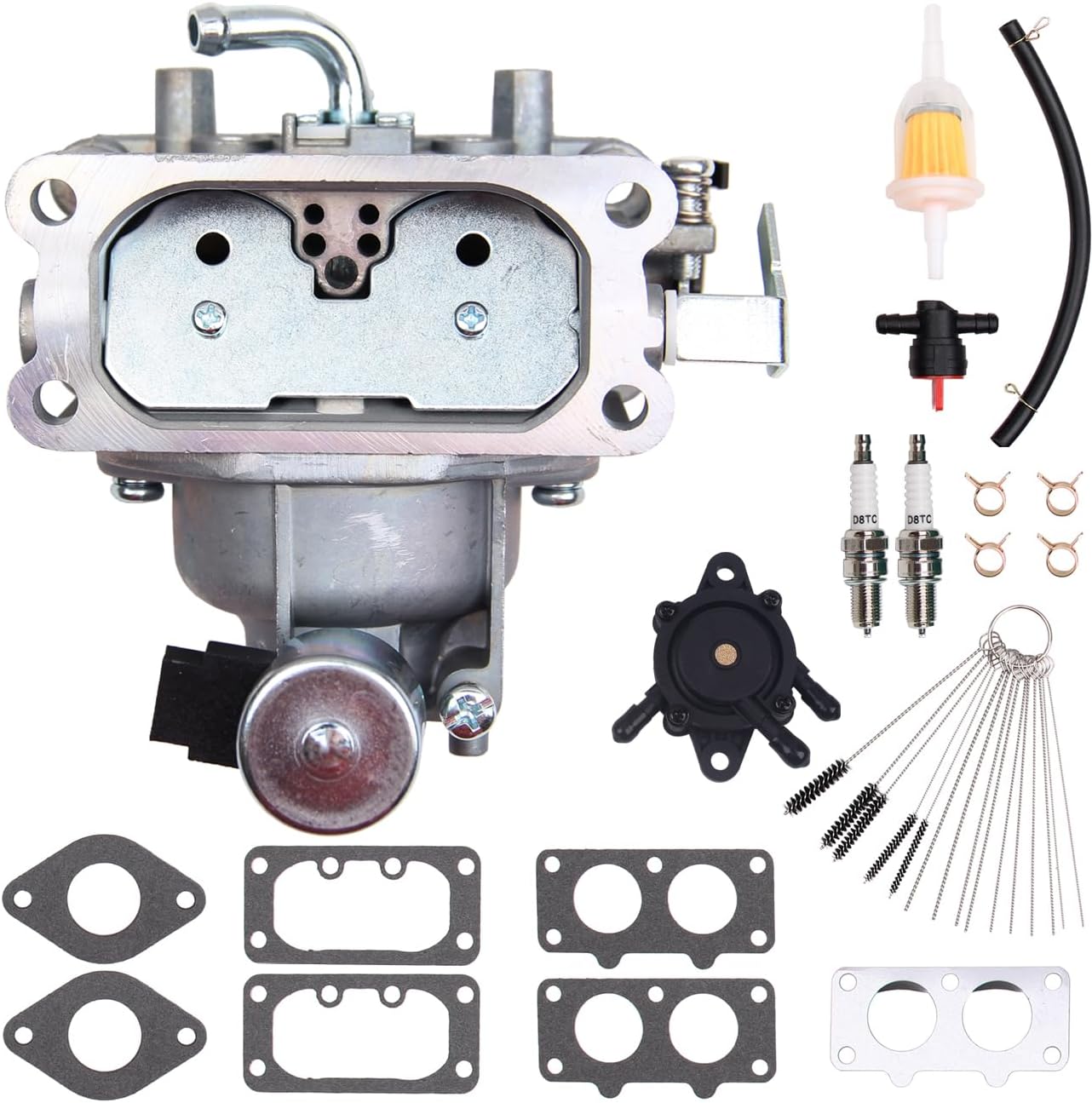 BH-Motor New Carburettor Carb Fuel Pump Spark Plug For John Deere Z920A Z920M Z920R Zero Turn Mower
