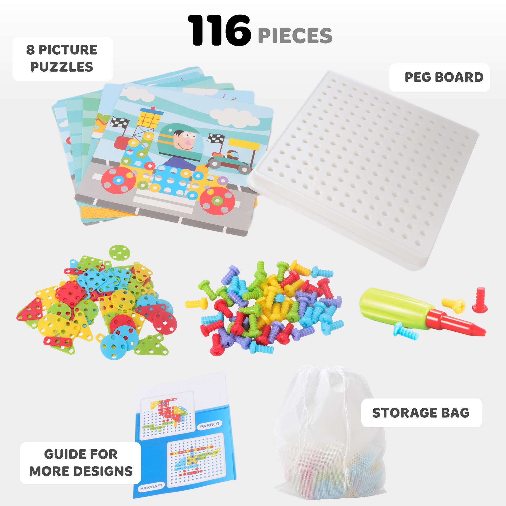 Buy Fine Motor Skill Building Toy with STEM Activities for Kids Ages 3