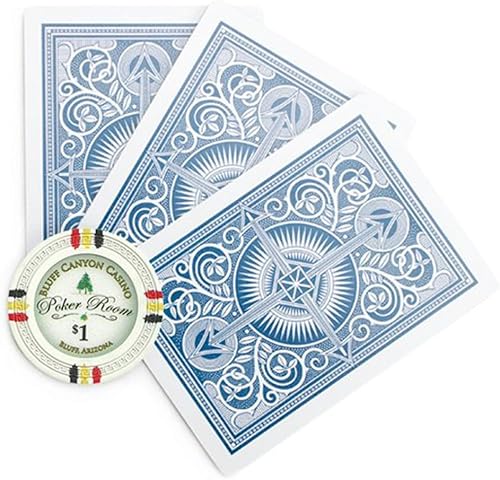 Miniatura 3 de Claysmith Gaming Bluff Canyon Poker Chip - Compuesto de arcilla pesada de 0.48 oz, paquete de 50