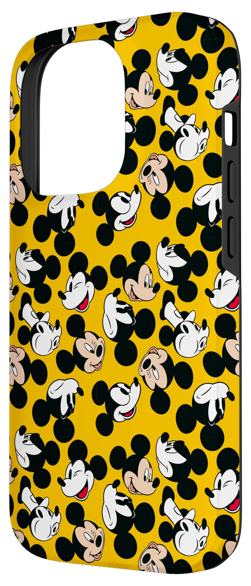 Custodia per iPhone 14 Pro Disney Topolino Giallo