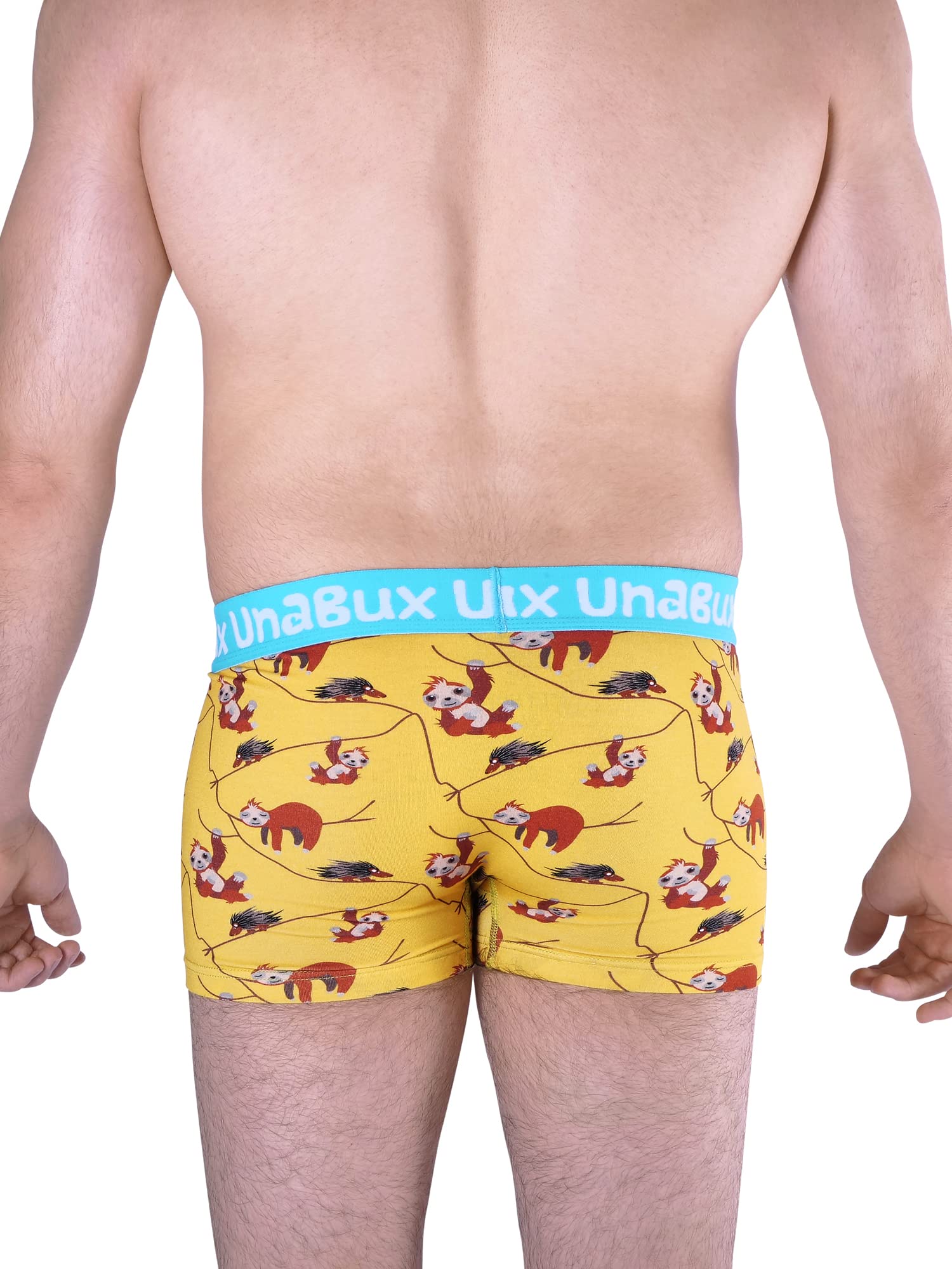 Generisch UnaBux bokserki męskie, zestaw 2 sztuk, leniwiec, Tucan Dandy, Tucan Dandy, rozmiar L, zielony, L