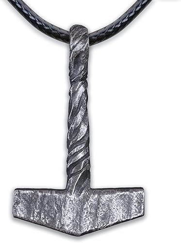 Miniatura 14 de Baldur Jewelry - Collar de martillo Thors Mjölnir - Colgante de martillo de Thor nórdico vikingo joyería vikingo - Collar Thor - Regalos Thor