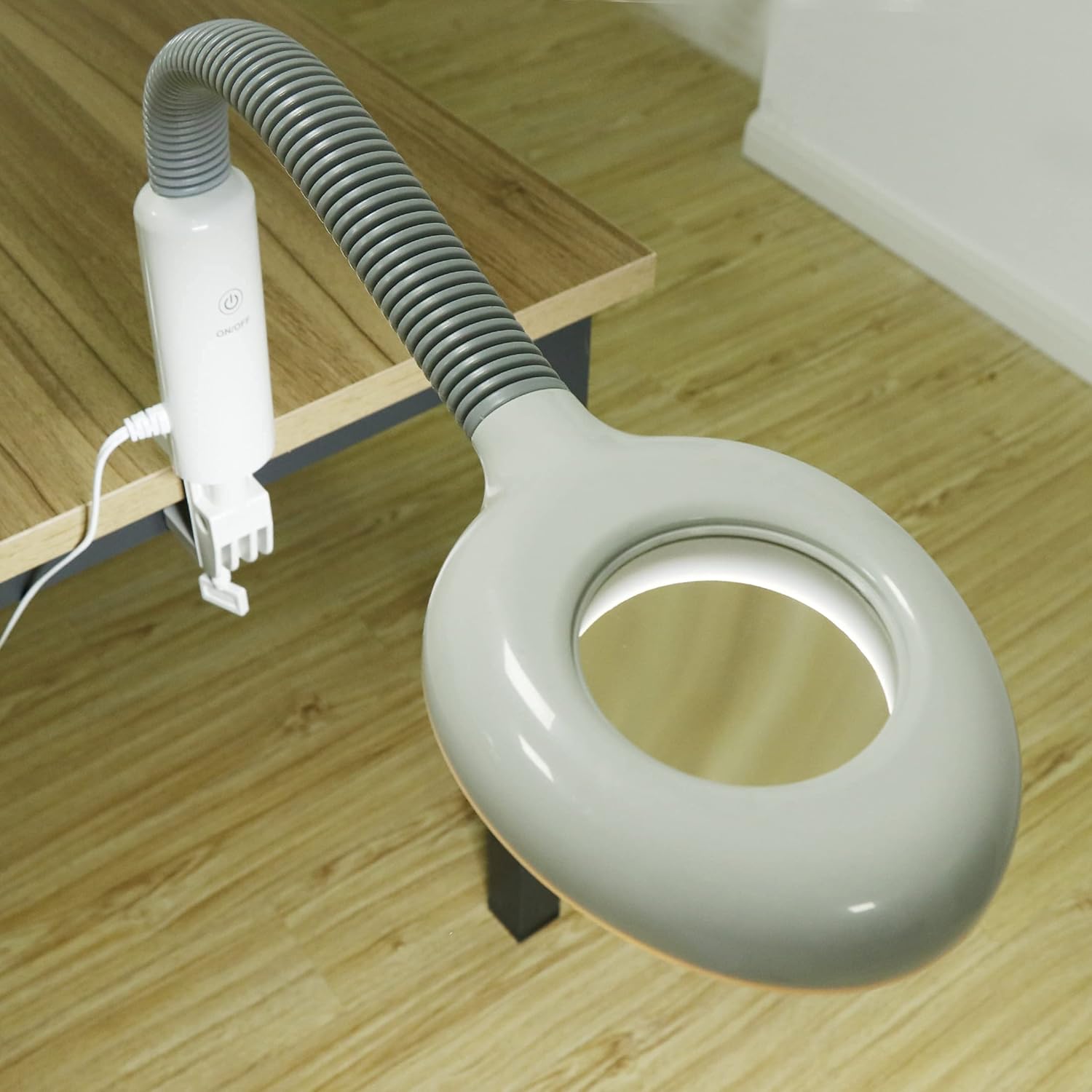 Saturnpower 2 in 1 Facial Steamer 5X Magnifying Lamp - Hot Ozone Spa Machine, Mist Face Salon Beauty Skin Care Equipment : Beauty & Personal Care