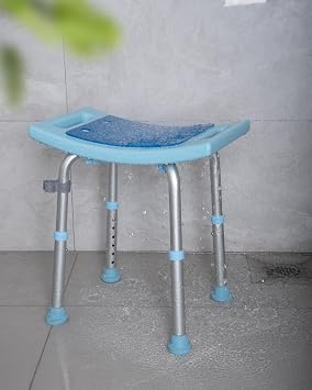 Shower Chair for Elderly Seniors, Shower Stools and Benches for Adults, Adjustable Bath Chair for Inside Shower, Shower Seat for Disabled, Tool-Free Assembly Shower Bench, 350 LB Weight Cap