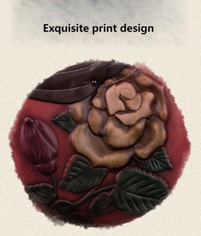 Genuine Leather Shoulder Bag for Women Top Handle Satchel Crossbody Purse Handbag - Image 4