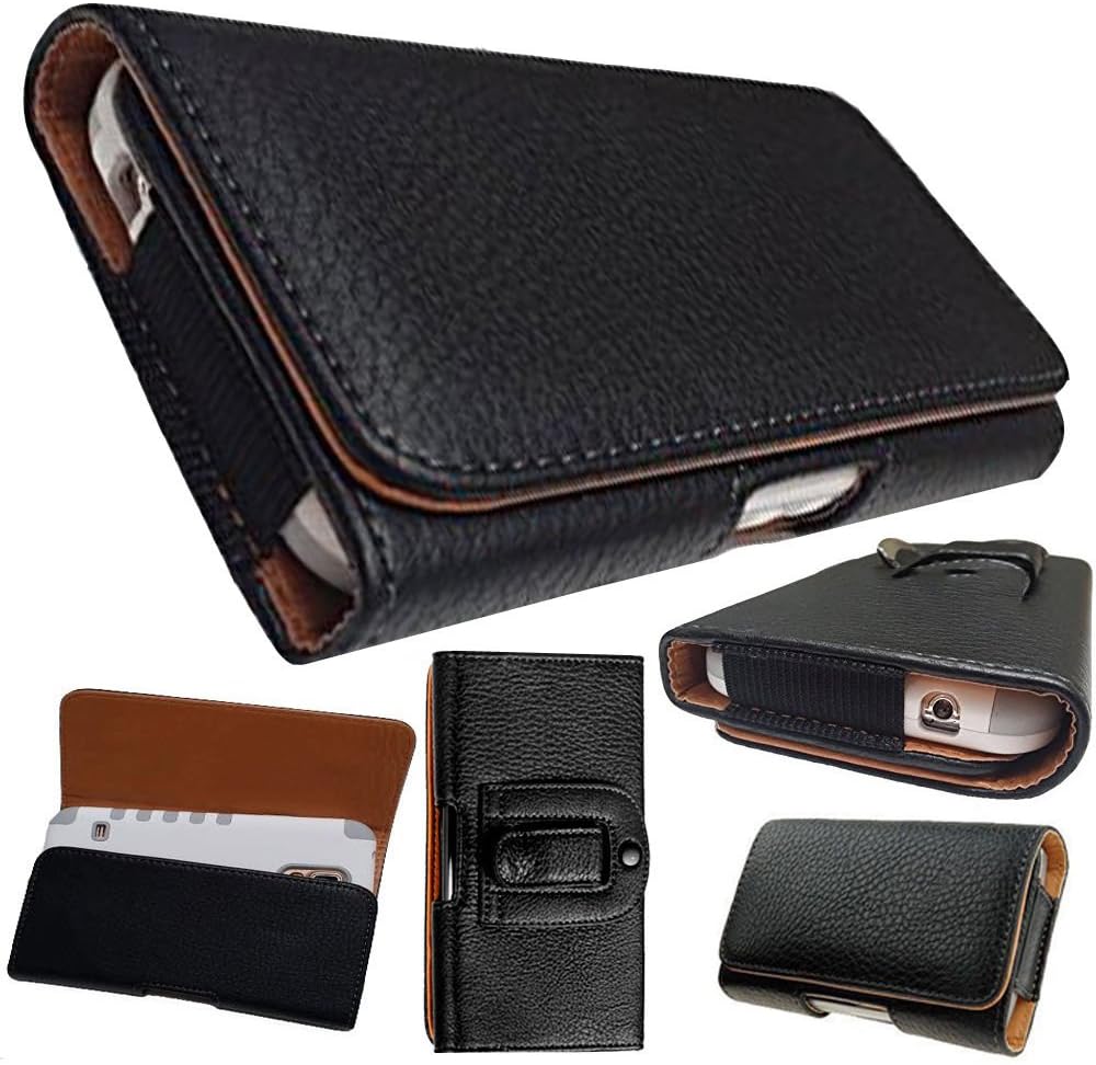 Umiko(TM) Universal PU Leather Belt Clip Holster Loop Hip Case Cover Pouch for Apple iPhone 6 Plus 5.5 inch