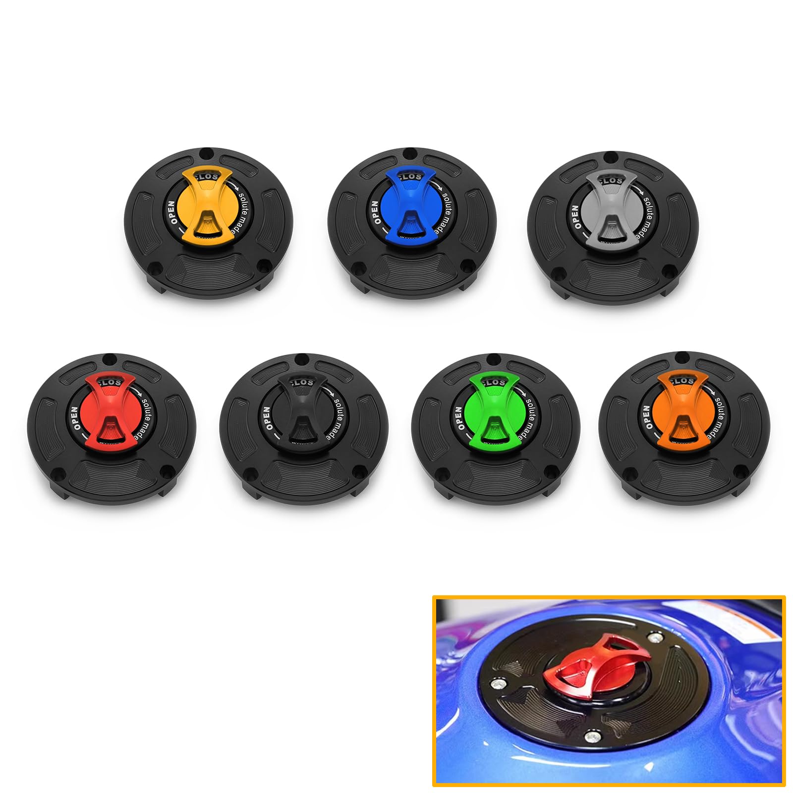 Tapa De Gasolina Para Lexmoto Vixen HN125-8 Y HT125-8 - Repuesto Genérico, Ajuste Perfecto, Fácil De Colocar