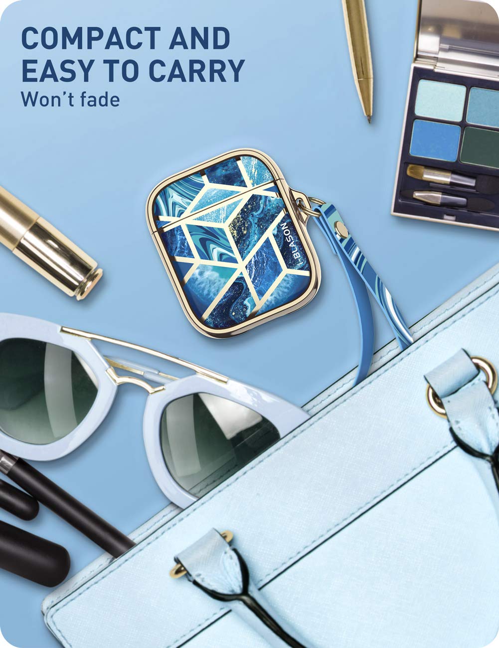 i-Blason Cosmo Etui ochronne do Apple Air Pods 1/2, Ocean